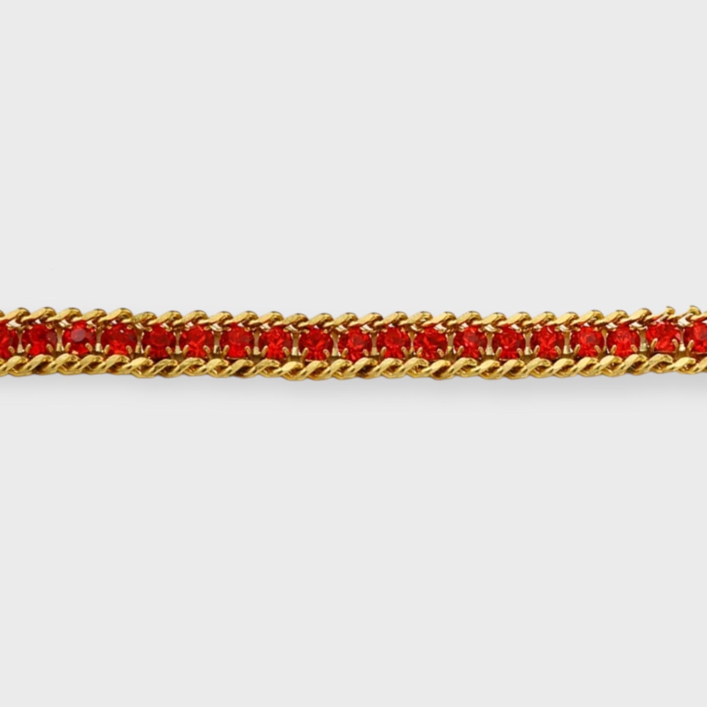 July Ruby Tennis Bracelet