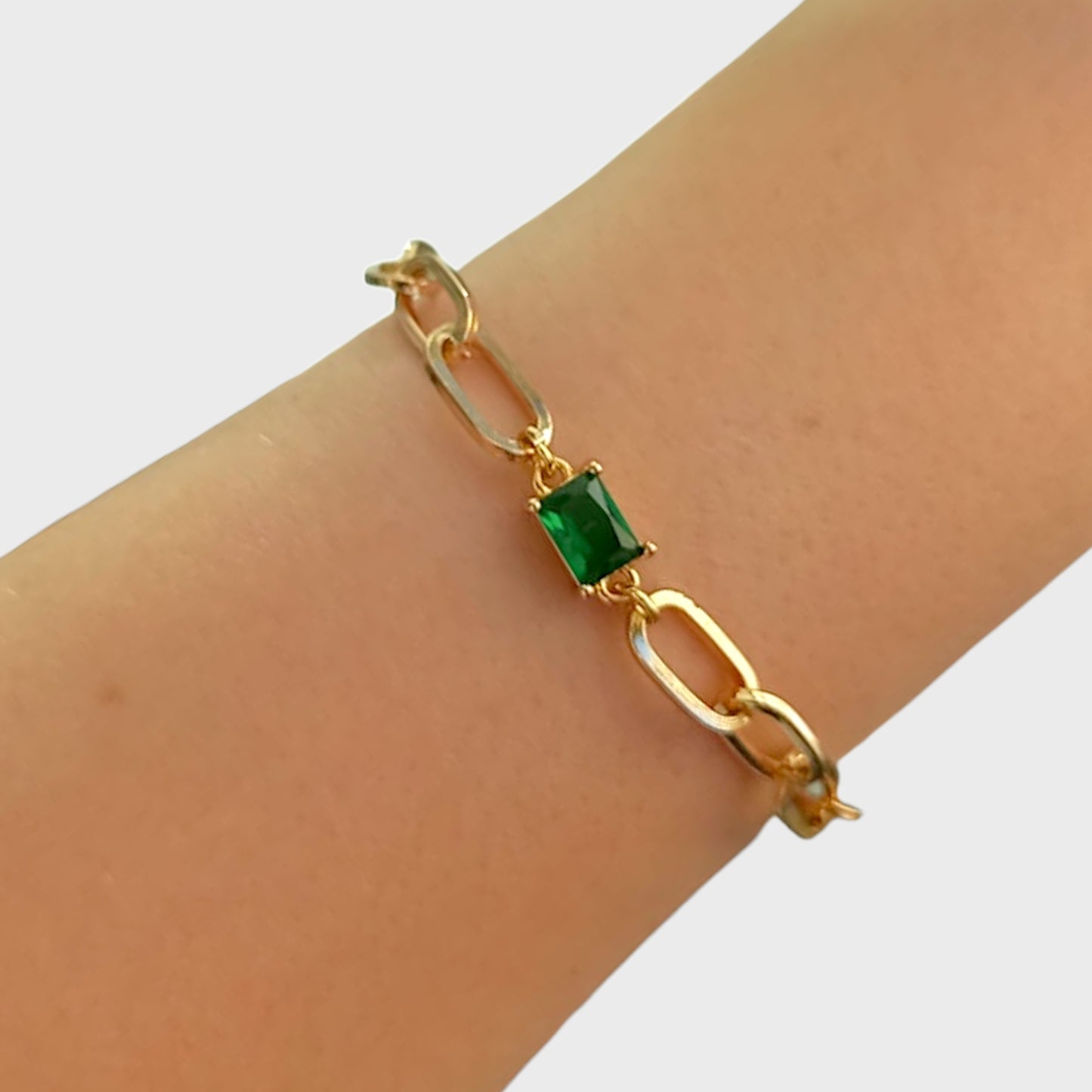 Emerald Gold Bracelet