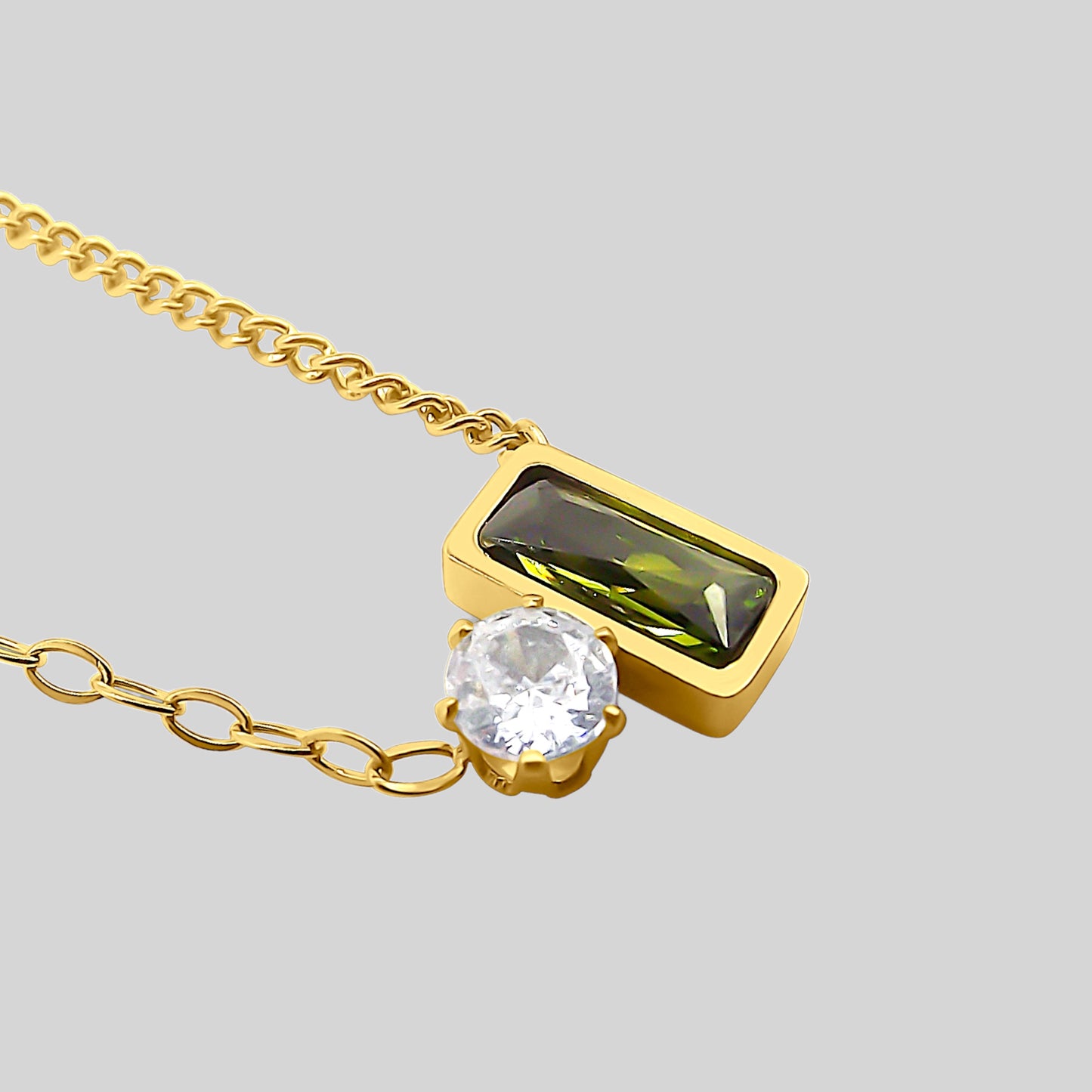 Elegant Peridot Statement Necklace