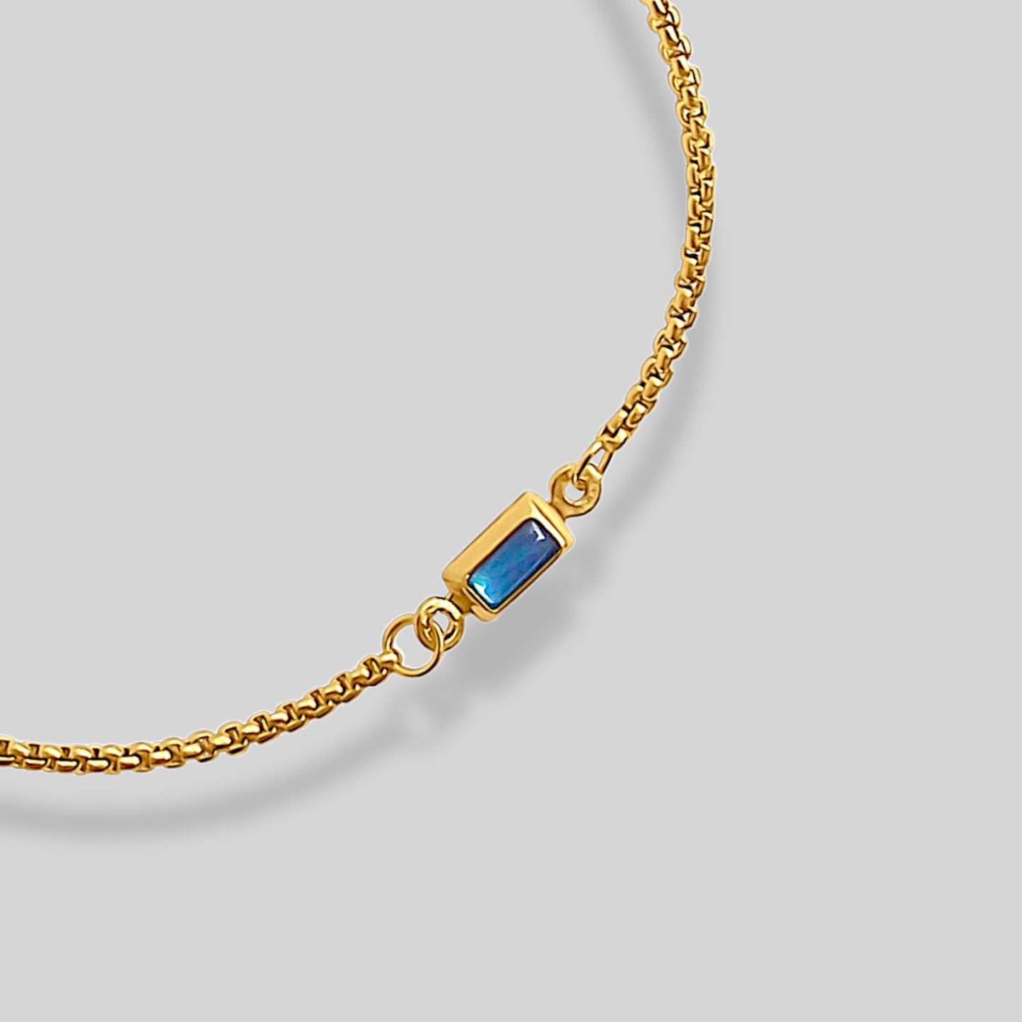 Blue Topaz Adjustable Bracelet