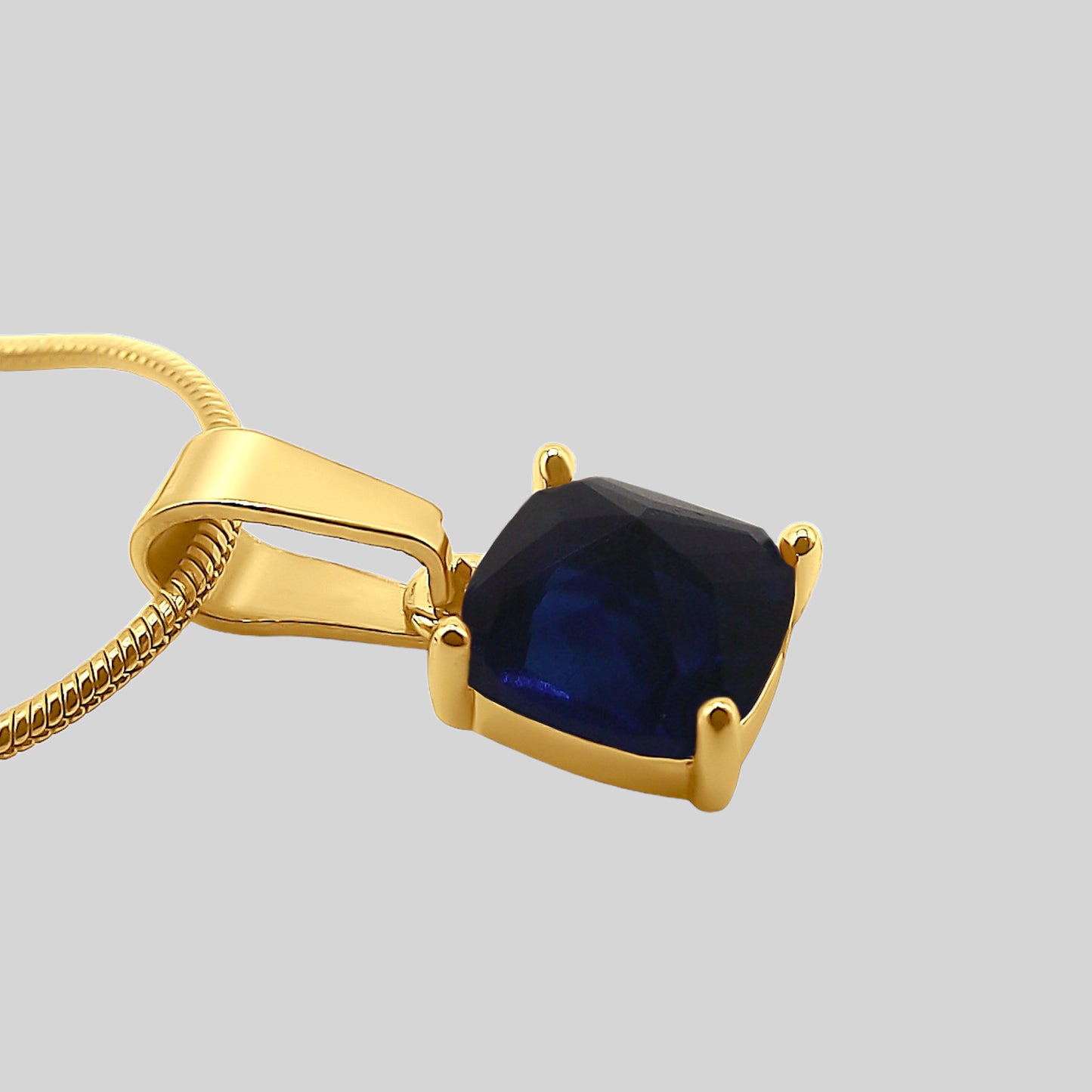 18K Sapphire Birthstone Necklace