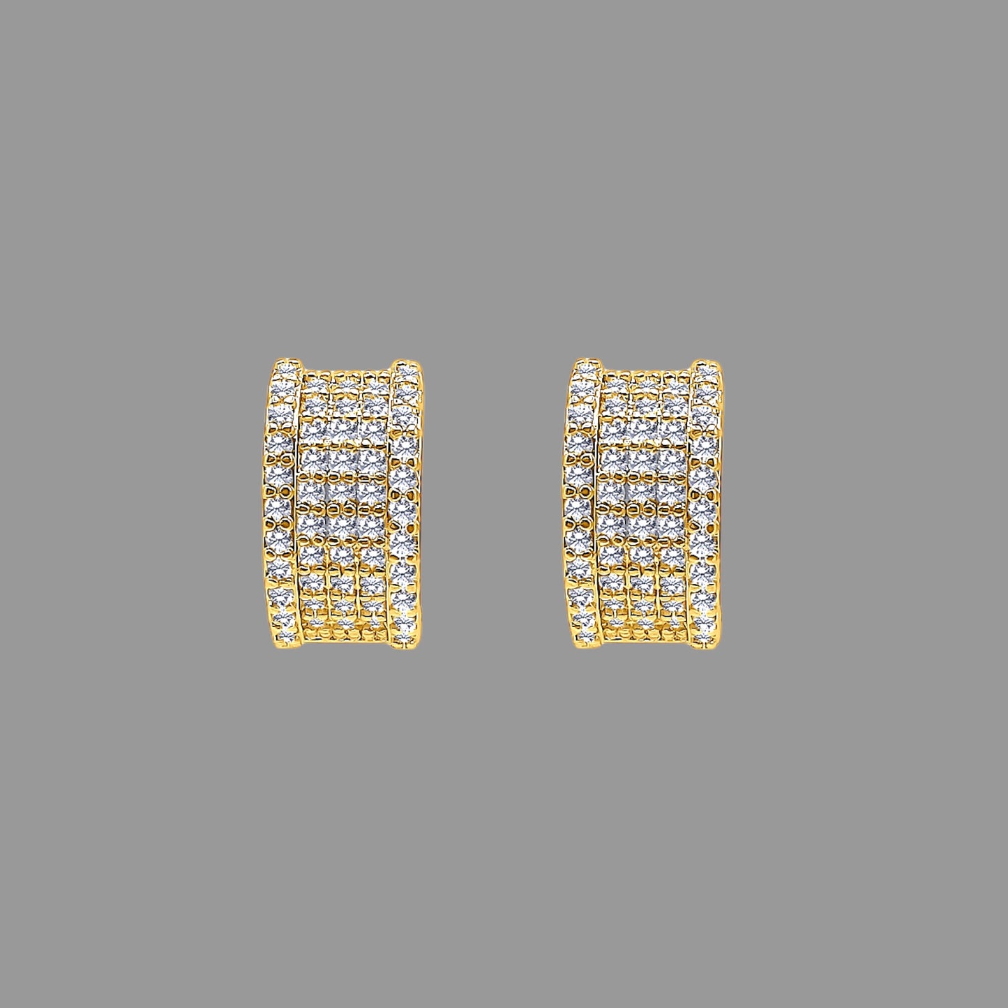 White Topaz Mini Huggies