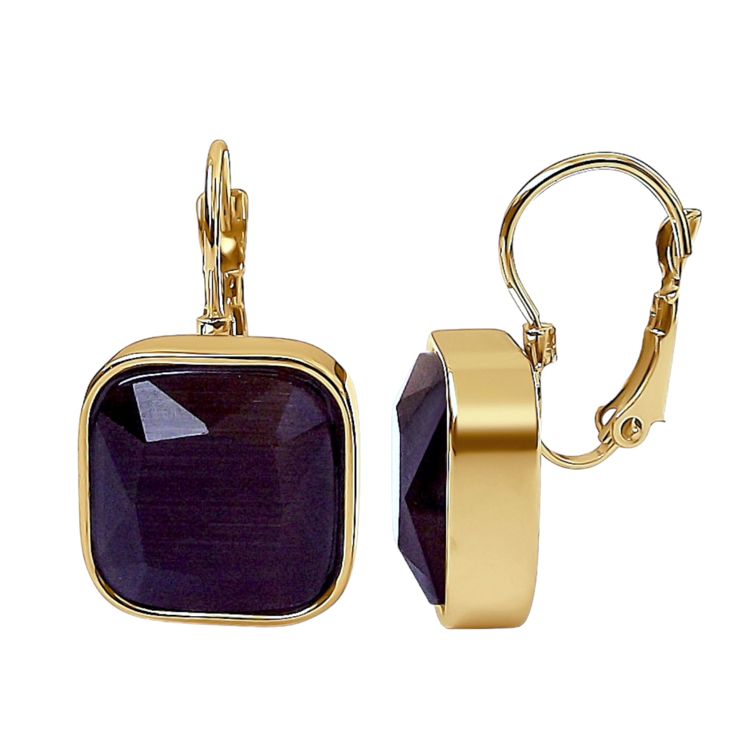 Garnet Vintage Drop Earrings