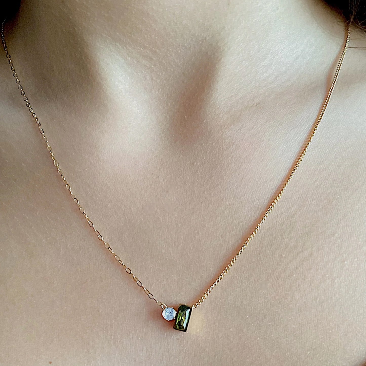 Elegant Peridot Statement Necklace