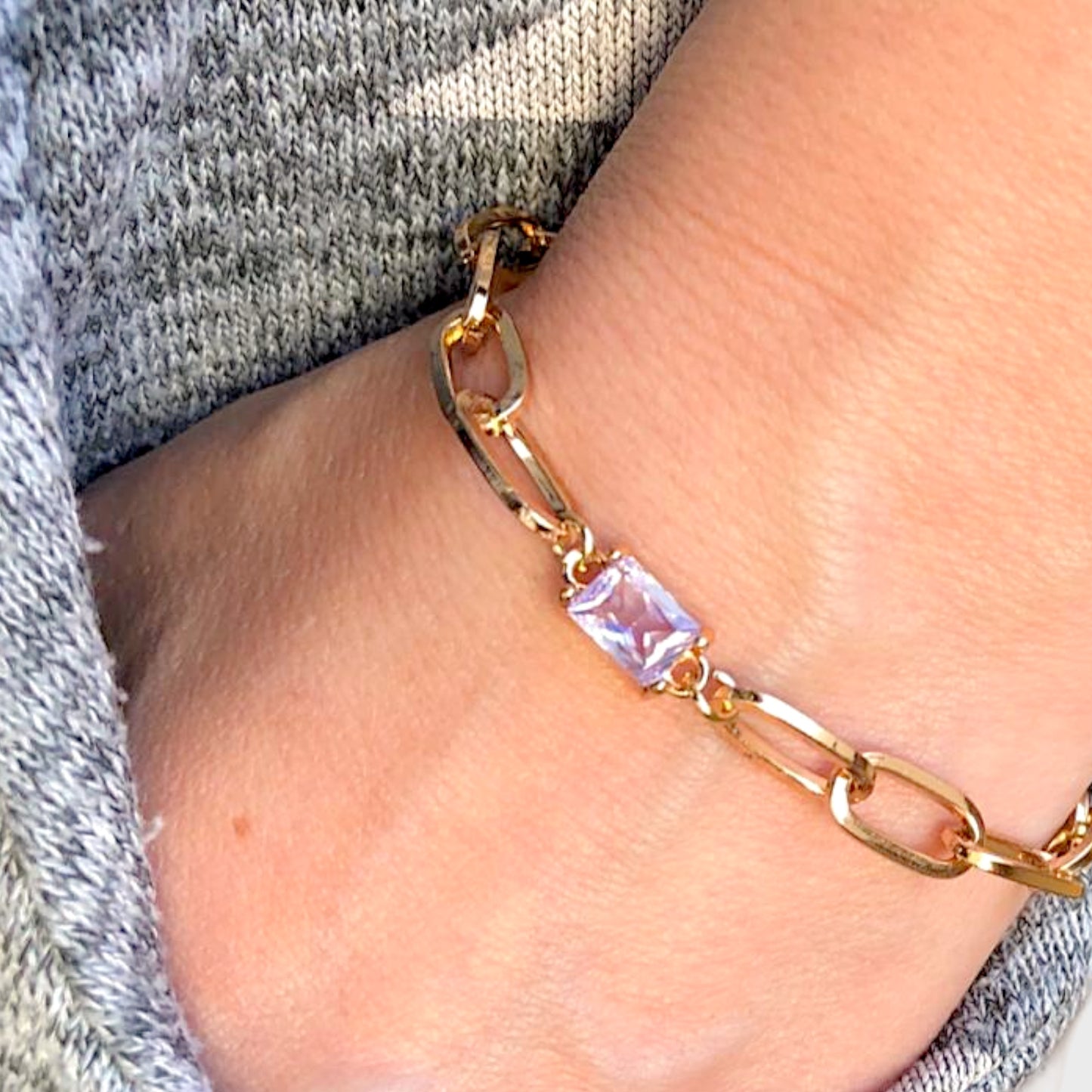 Alexandrite Gold Bracelet