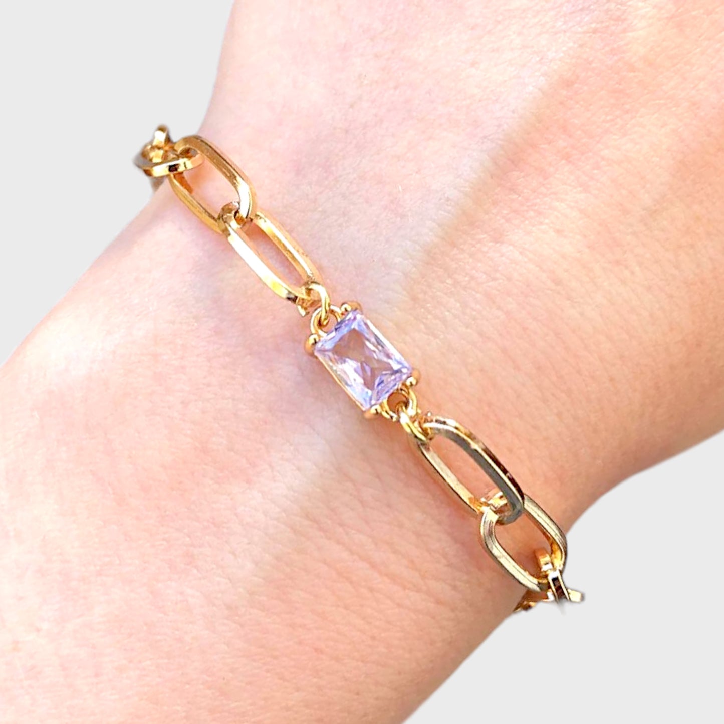 Alexandrite Gold Bracelet