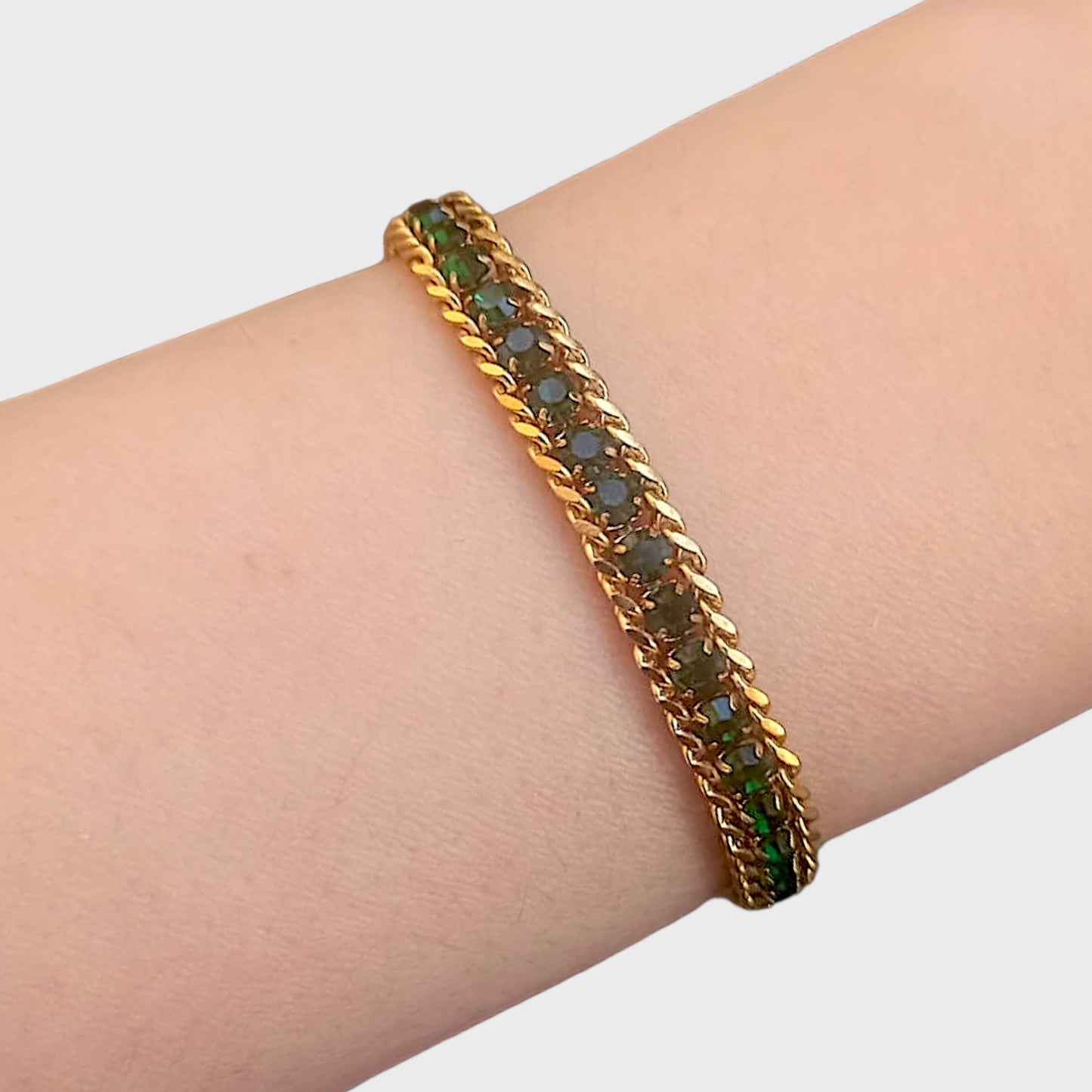 May Emerald Tennis Bracelet