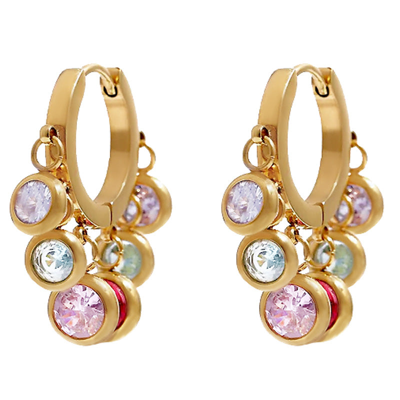 Shimmering Gold Hoop Earrings