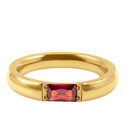 Garnet Gemstone Ring