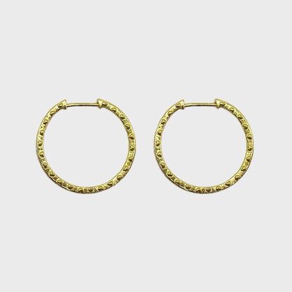 Alexandrite Birthstone Colourful Hoops