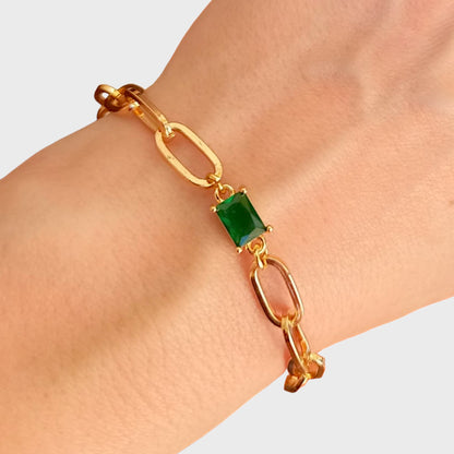 Emerald Gold Bracelet
