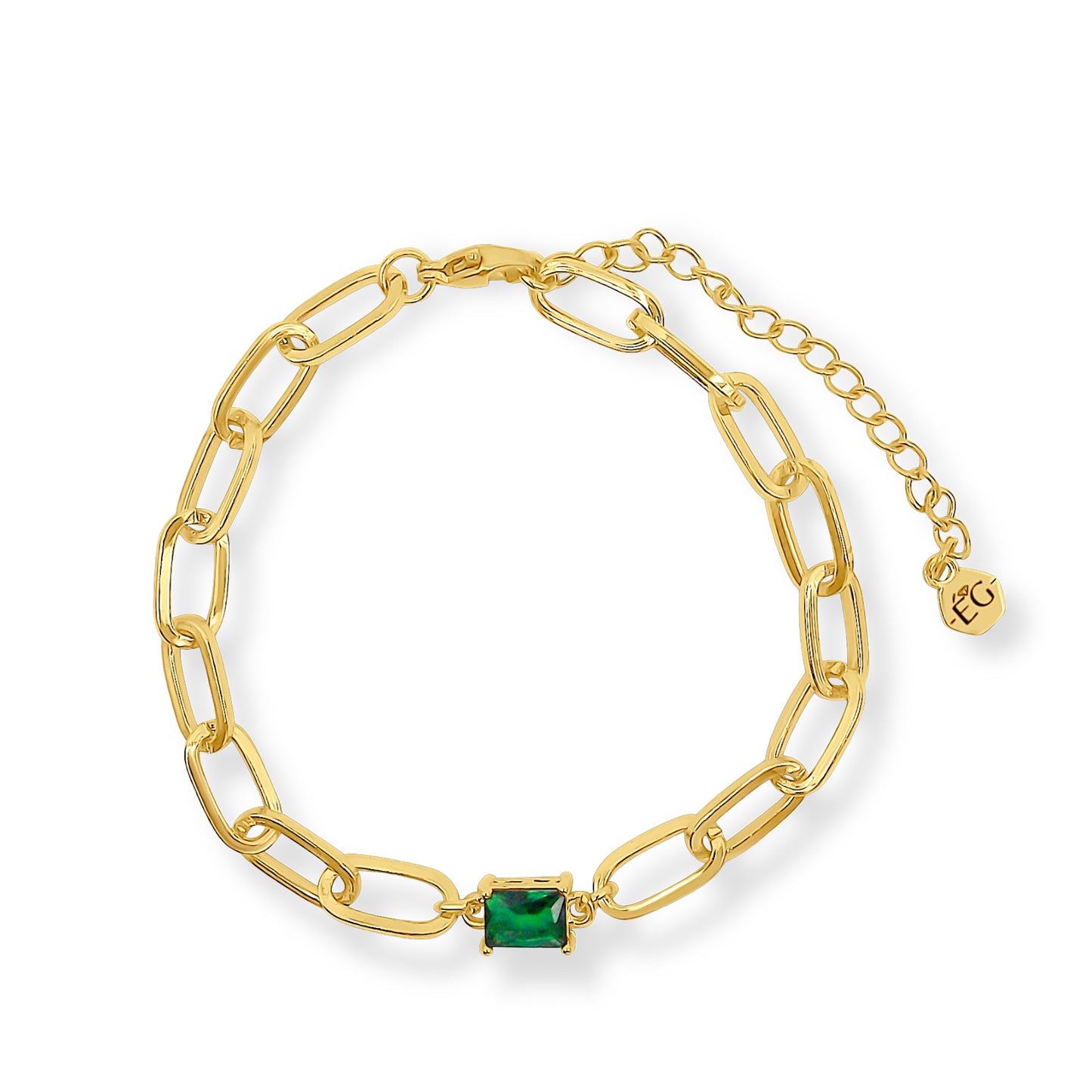 Emerald Gold Bracelet