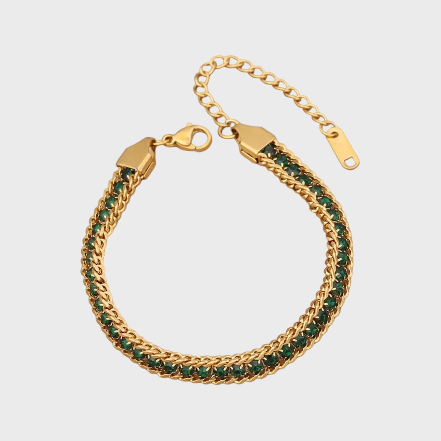 May Emerald Tennis Bracelet
