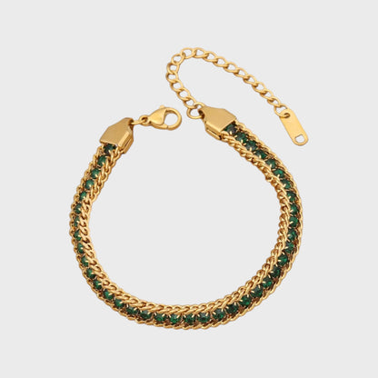 May Emerald Tennis Bracelet