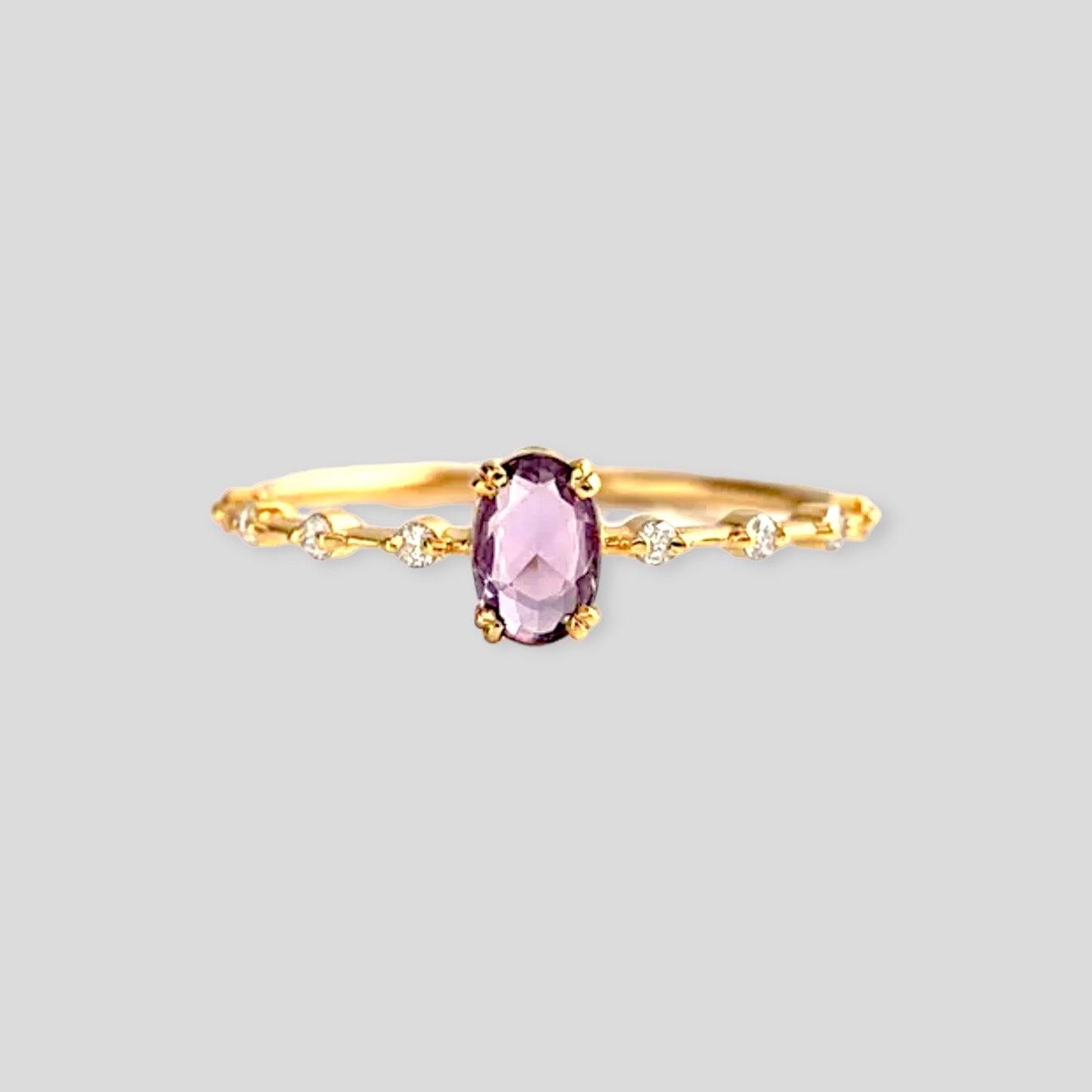 Amethyst Gemstone Ring