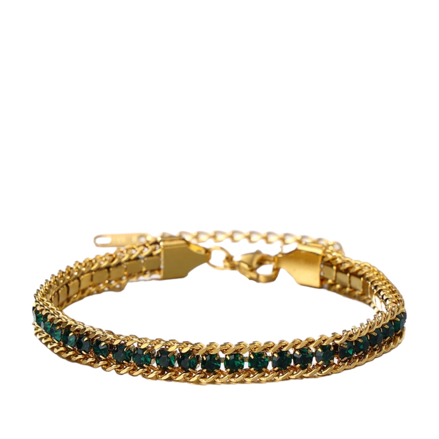 May Emerald Tennis Bracelet