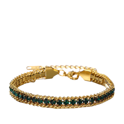 May Emerald Tennis Bracelet