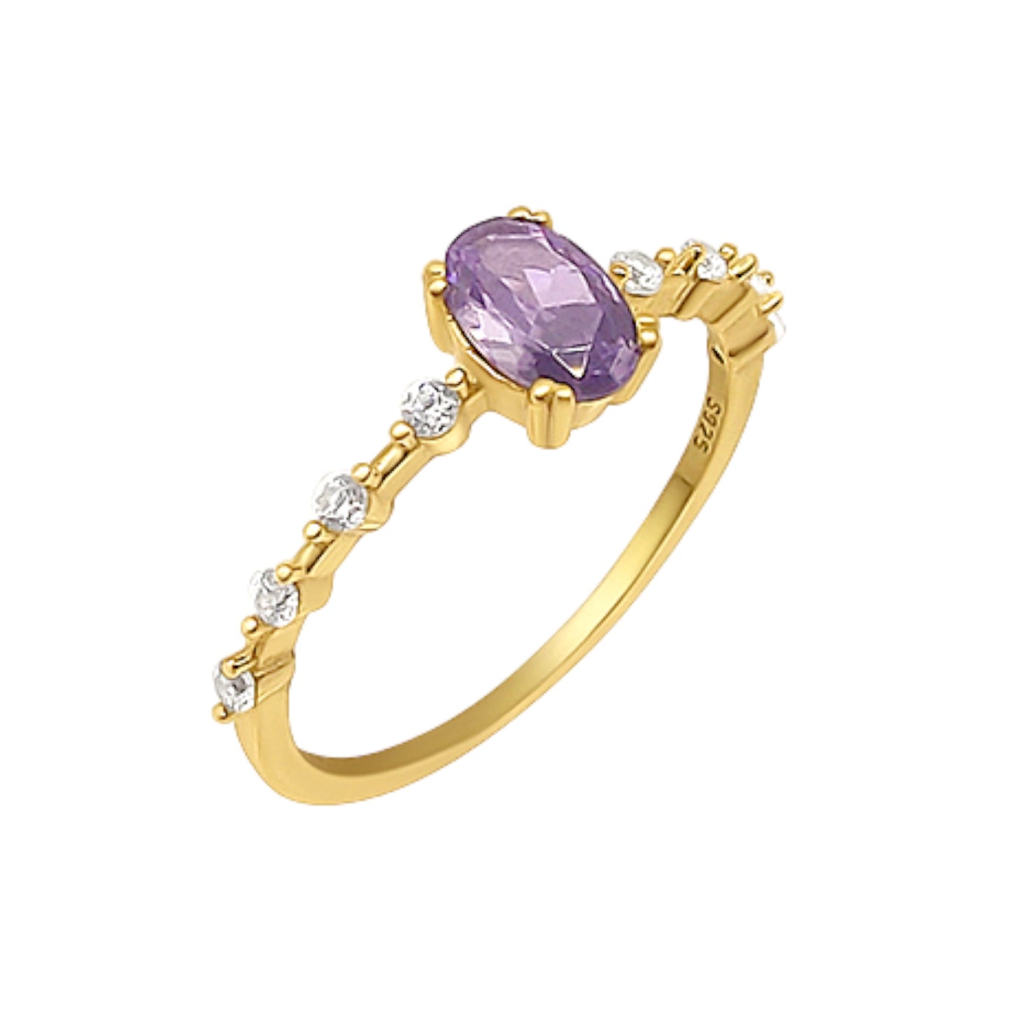 Amethyst Gemstone Ring