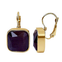 Garnet Vintage Drop Earrings