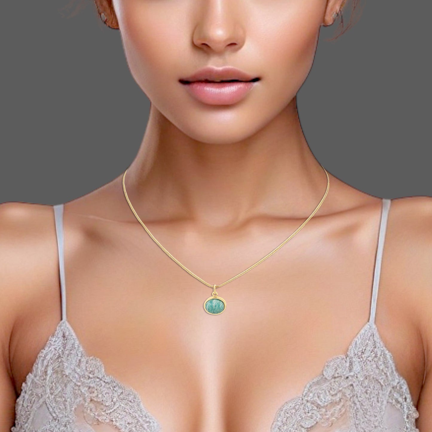 Amazonite Gemstone Necklace