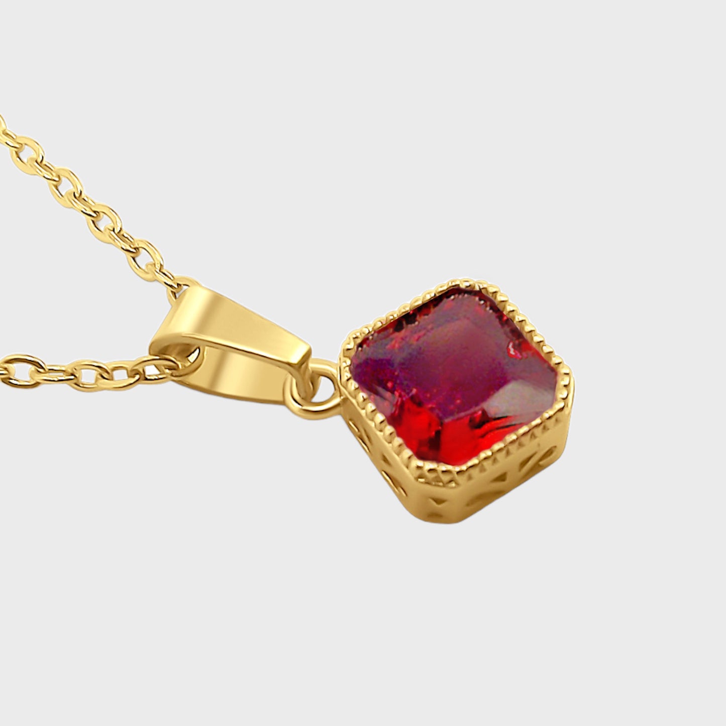 January Gemstone Necklace