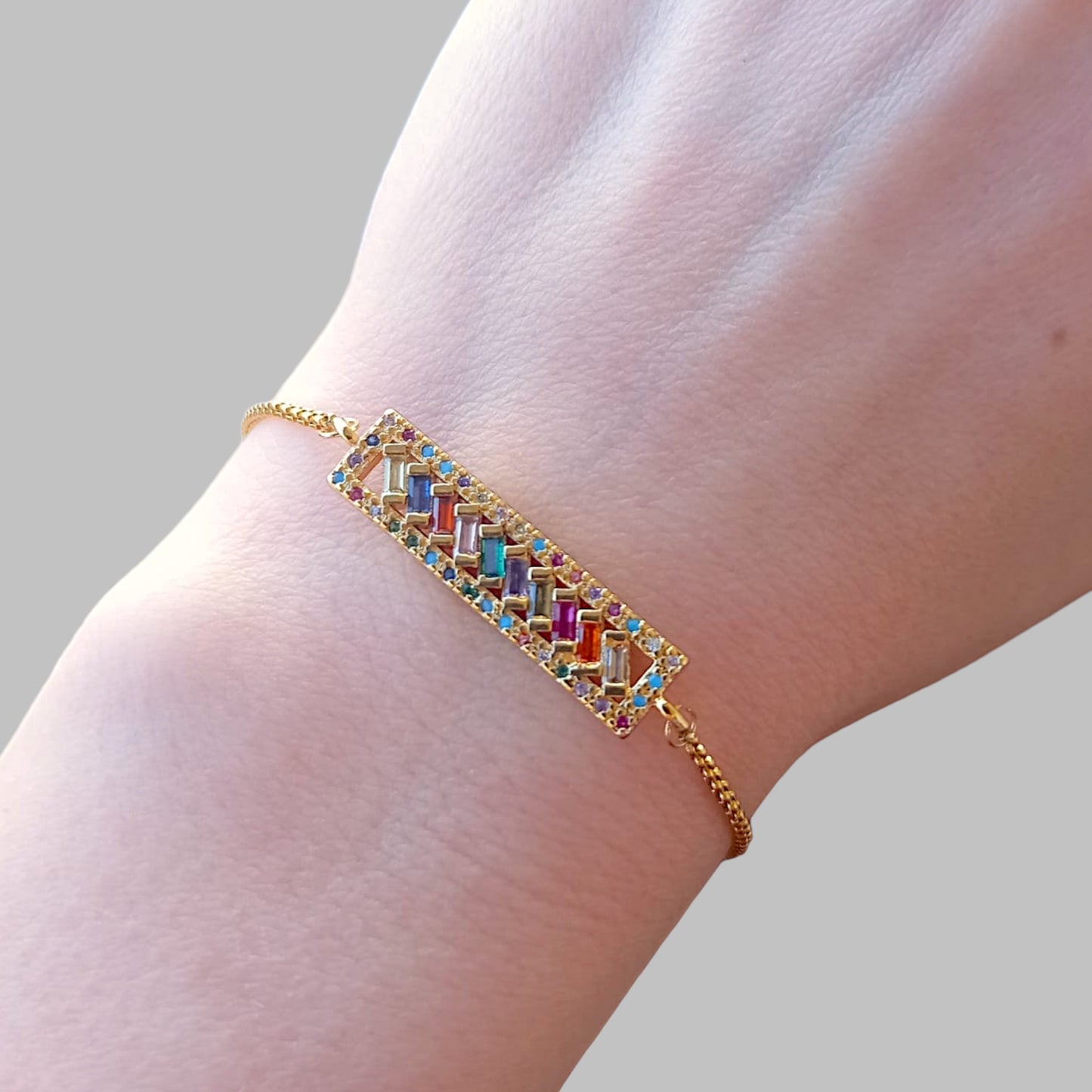 Twelve Months Gemstone Bracelet