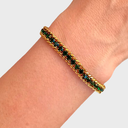 May Emerald Tennis Bracelet