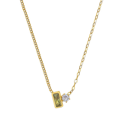 Elegant Peridot Statement Necklace