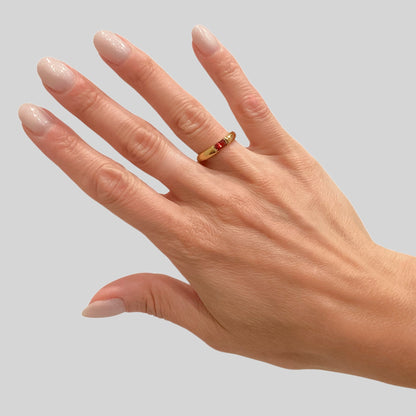 Garnet Gemstone Ring