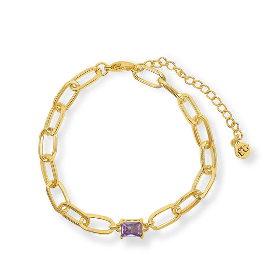Alexandrite Gold Bracelet